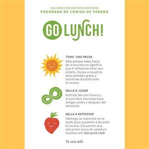 Lunch program in Spanish